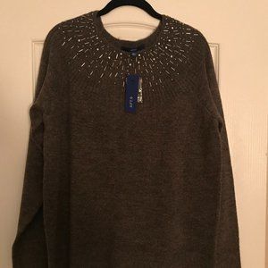 APT. 9 EMBELLISHED SWEATER - Size XL - NWT